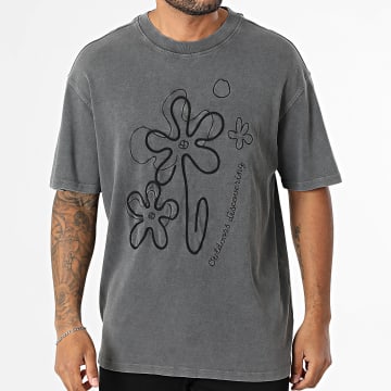 Ikao - Camiseta Oversize Grande 111 Gris Antracita