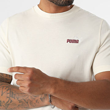 Puma - Tee Shirt Small Logo 684717 Beige