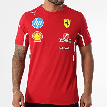 Puma - Camiseta Scuderia Ferrari 763945 Rojo
