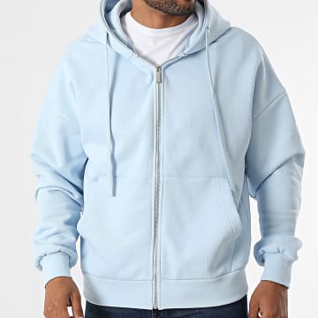 ADJ - Oversized Zip Hoodie 035 Lichtblauw