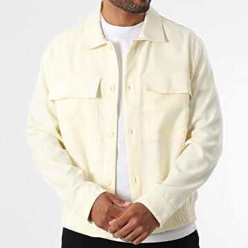 ADJ - Chaqueta Efecto Lino Limón