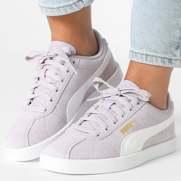 Puma - Baskets Femme Puma Club II Jr 398886 Lilac Crush Puma White