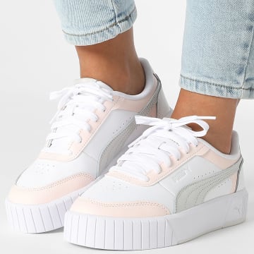 Puma - Scarpe da ginnastica donna Carina Mia 402637 Puma White Feather Grey