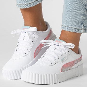 Puma - Carina 3.0 Space Belle Jr Scarpe da Ginnastica Donna 402802 Puma Bianco Pinkscape