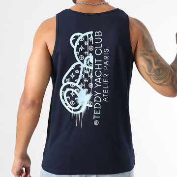 Teddy Yacht Club - Atelier De Paris marineblauwe tanktop