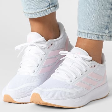 Adidas Sportswear - Baskets Femme Runfalcon 5 J JR2233 Footwear White Clear Pink Core Black