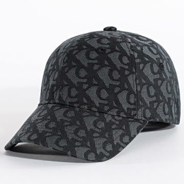 Calvin Klein - Logo Jacquard Baseball Cap 5066 Schwarz Grau Anthrazit