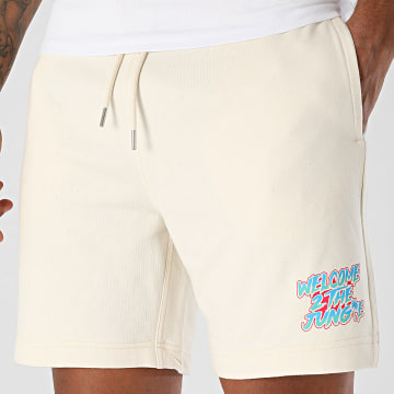 Mougli x La Jungle - Short Jogging Welcome 2 The Jungle Beige Bleu