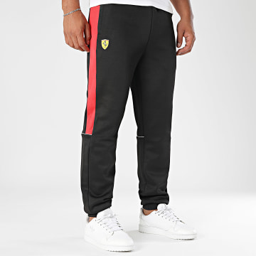 Puma - Pantalón de chándal Ferrari 632765 Negro Rojo