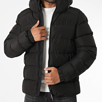 Superdry - Giacca sportiva con cappuccio M5011905A Nero