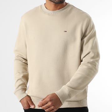 Tommy Jeans - Sweatshirt Crewneck Flag 0741 Beige