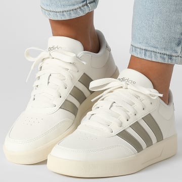 Adidas Sportswear - Baskets Femme Breaknet 3.0 JR3561 Core White Cyber Metallic Off White