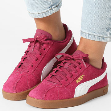 Puma - Baskets Femme Puma Club II Jr 398886 Berry Puma White