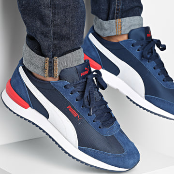 Puma - Baskets R78 Wind MU 400695 Persian Blue Puma White Red