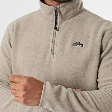 Superdry - Polar Sudadera Cuello Cremallera M2014194A Beige