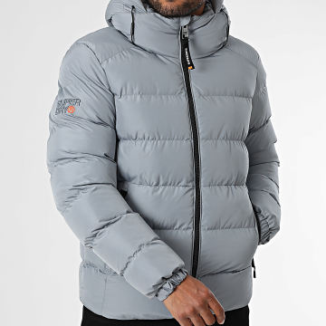 Superdry - Sportief jack met capuchon M5011905A Grijs