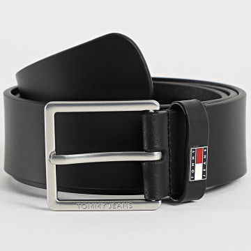 Tommy Jeans - Ceinture Flag Leather 4.0 3416 Noir