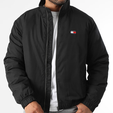 Tommy Jeans - Essential 1936 Zipper-Jacke Schwarz