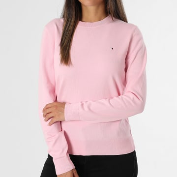 Tommy Hilfiger - Jersey de punto para mujer 4984 Rosa