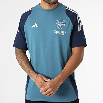 Adidas Sportswear - Tee Shirt A Bandes Arsenal FC JJ1779 Bleu Indigo Bleu Marine