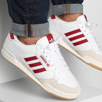 Adidas Originals - Baskets Continental 80 Stripes JQ6424 Footwear White Team Victory Red Core White