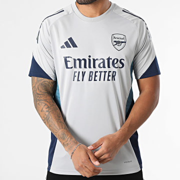 Adidas Performance - Camiseta de fútbol a rayas del Arsenal FC JJ1789 Gris