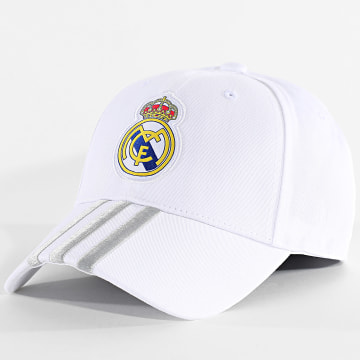 Adidas Sportswear - Casquette A Bandes Real Madrid JX1635 Blanc