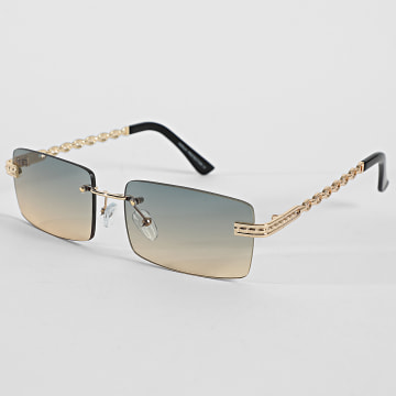 Classic Series - Lunettes De Soleil Noir Orange Doré