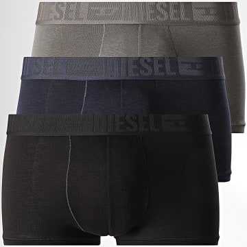 Diesel - Benjamin A17838-0CEBY Negro Azul marino Gris Boxer Juego de 3