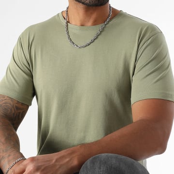 LBO - Camicia da tè 3851 verde cachi dal taglio regolare