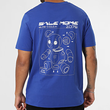 Sale Môme Paris - Tee Shirt Oversize Large 2075 Bleu Roi