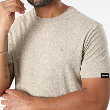 Teddy Smith - Regular Fit T-shirt Narvik 11017820D gevlekt beige