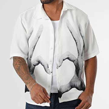 Uniplay - Chemise Manches Courtes 883 Blanc
