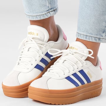 Adidas Performance - Zapatillas Mujer VL Court Bold JQ5643 Core White Semi Lucid Blue Bliss Pink