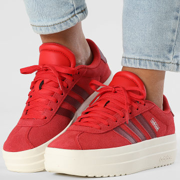 Adidas Sportswear - Baskets Femme VL Court Bold JS3480 Collegiate Red Off White Classic Burgundy