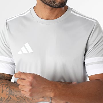 Adidas Sportswear - Tee Shirt Slim Squa25 Jersey JG5837 Gris