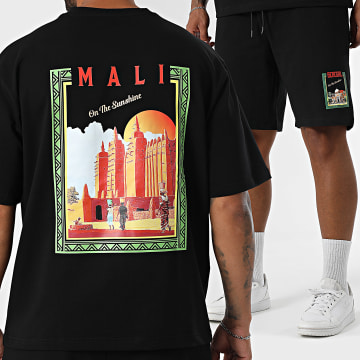 Armita - Ensemble Tee Shirt Oversize Et Short Jogging Mali 009 Noir