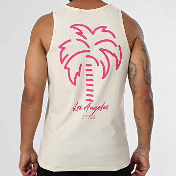 Luxury Lovers - Vice City 2 Tanktop Beige Roze