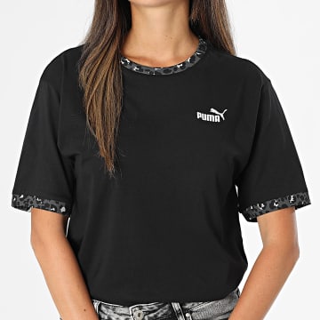 Puma - Camiseta mujer Essential Graphic Animal 688082 Black Leopard