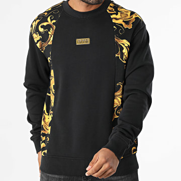 Versace Jeans Couture - Barocco Felpa girocollo 79GAI335-FS201 Nero Oro Rinascimento