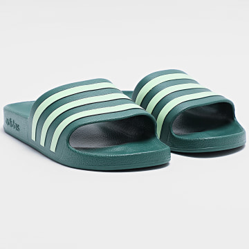 Adidas Sportswear - Claquettes Adilette Aqua JS1128 Vert Foncé Vert Clair