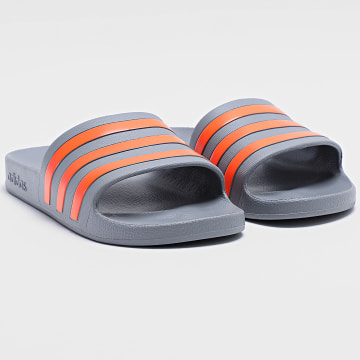Adidas Sportswear - Claquettes Adilette Aqua JS1129 Gris Orange