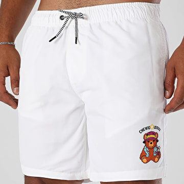 Chewidoudouu X Ryan Jernival - Short De Bain Cocktail Blanc