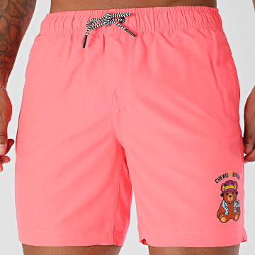 Chewidoudouu X Ryan Jernival - Short De Bain Cocktail Rose Fluo