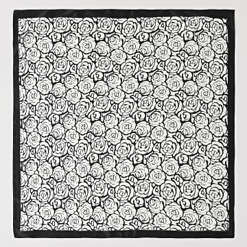 Frilivin - Foulard L15 Blanc Noir