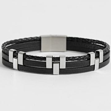 Frilivin - Multi-Rang-Armband 953 Braun Silber