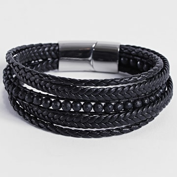 Frilivin - 883 Bracciale nero a più file