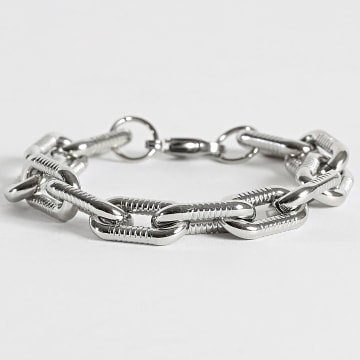 Frilivin - 822 Zilveren Ketting Armband