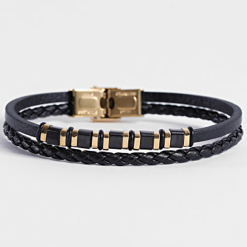 Frilivin - Bracciale a più file 741 Oro nero