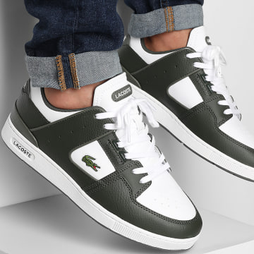 Lacoste - Baskets Court Cage 125 Kaki White